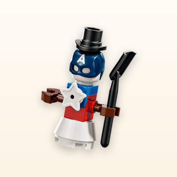Captain America snowman